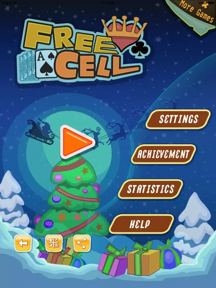 Free Cell Festival iPad  स्क्रीनशॉट