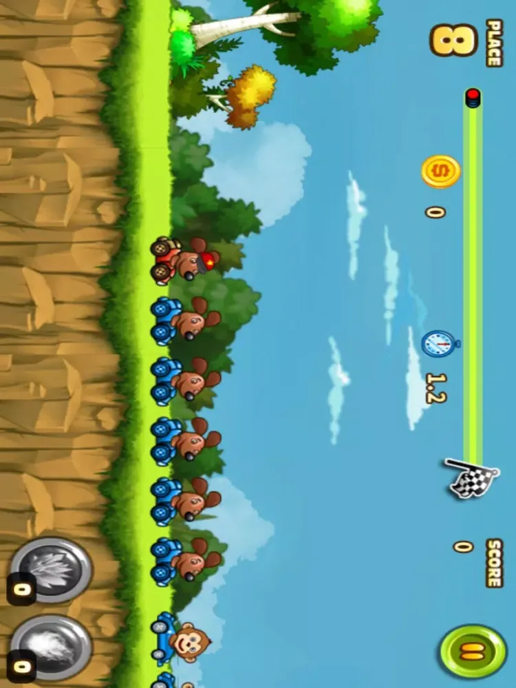 Zoo Race-cool fun racer iPad  Ekran Görüntüleri