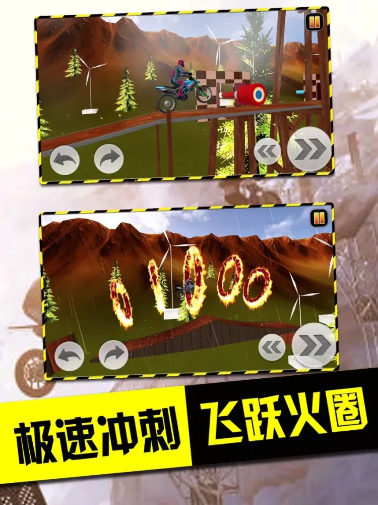 Stunt Obstacle Motorbike-race iPad  স্ক্রিনশট
