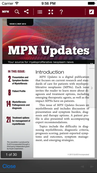 Tangkapan skrin MPN Updates – Your source for myeloproliferative neoplasm news