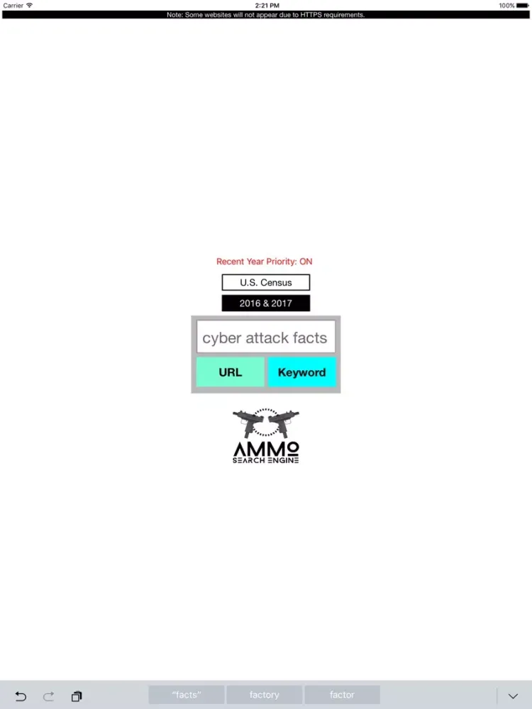 Capturas de pantalla de Ammo Search Engine - read less iPad 