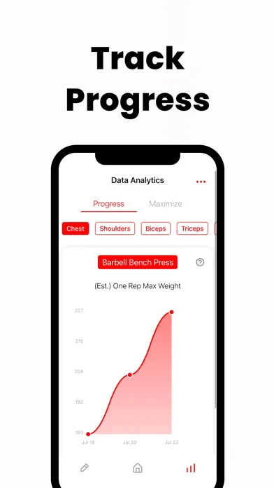 ภาพหน้าจอของ Hypertrophy: RPT Gym Planner