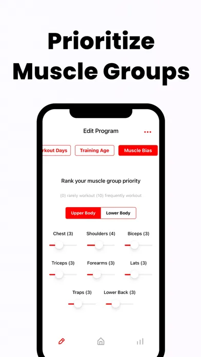 ภาพหน้าจอของ Hypertrophy: RPT Gym Planner