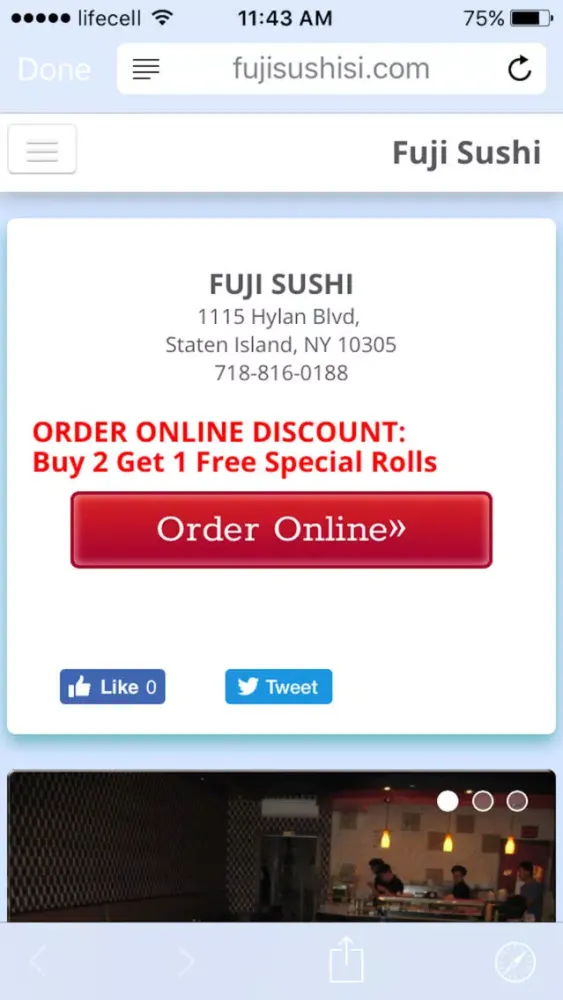 Screenshot di Fuji Sushi Staten Island