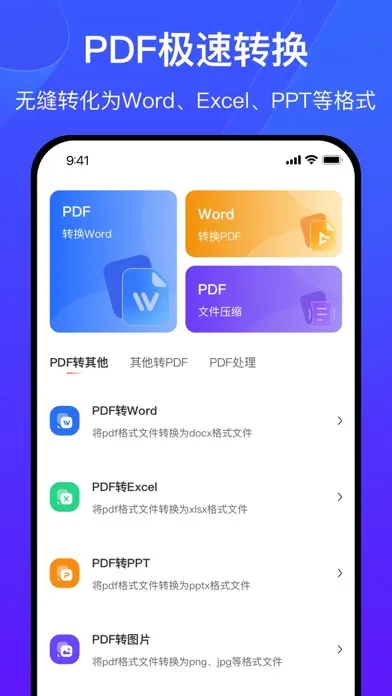 Capturas de pantalla de PDF Converter—PDFs to word