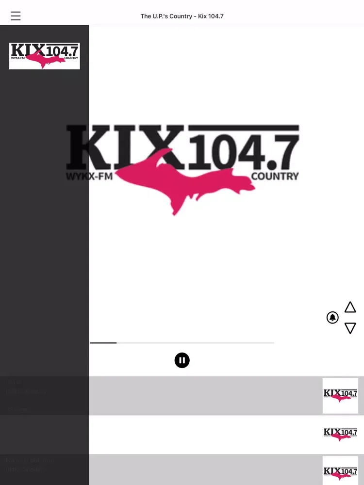 Captures d'écran de The U.P.'s Country - Kix 104.7 iPad 