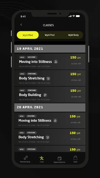 Zrzuty ekranu Wyld Body Fit