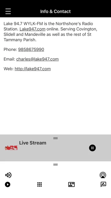Lake 94.7 스크린샷