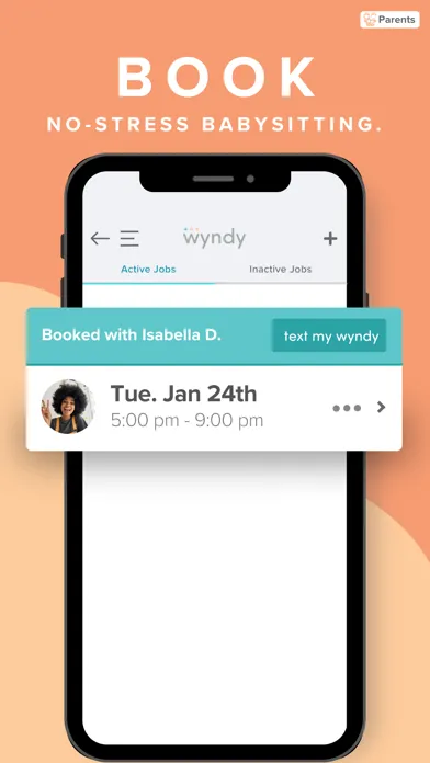 Wyndy: Babysitting, simplified Screenshots