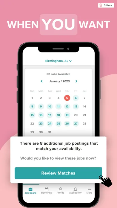 Wyndy: Babysitting, simplified Screenshots