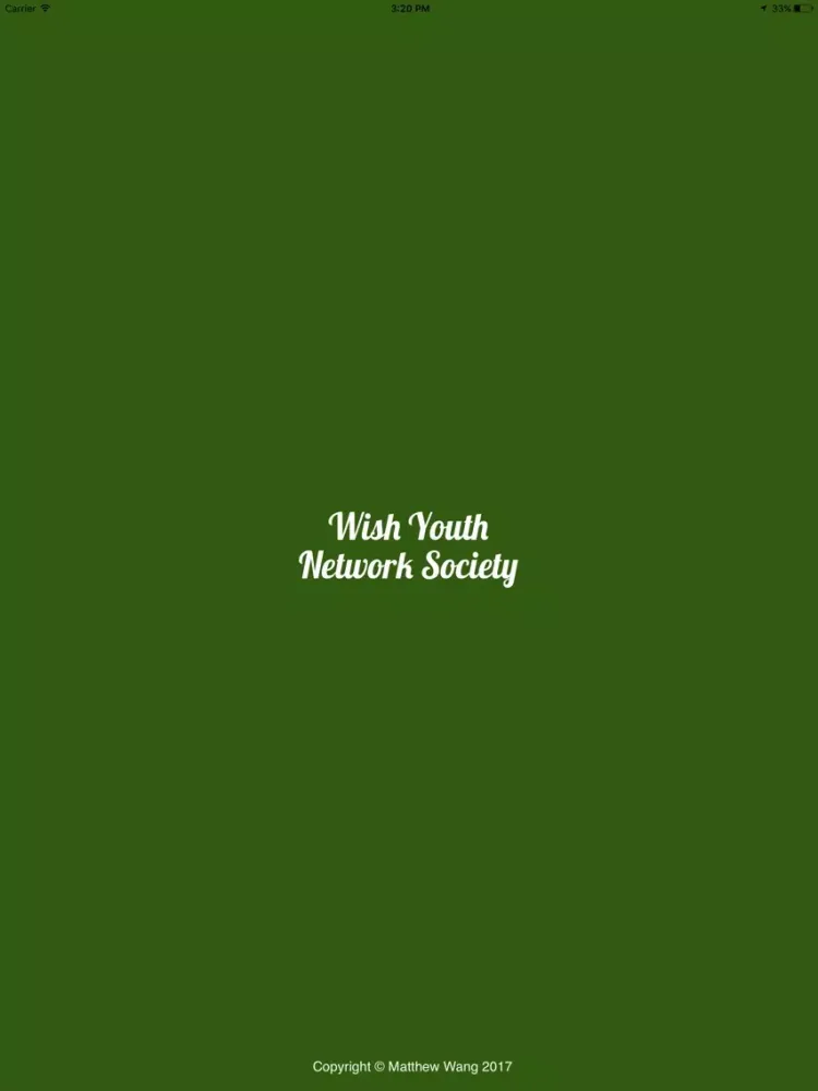 Capturas de tela do Wish Youth Network Society iPad 