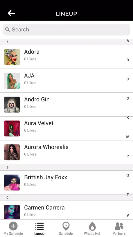 Capturas de tela do Wynwood Pride Guide App