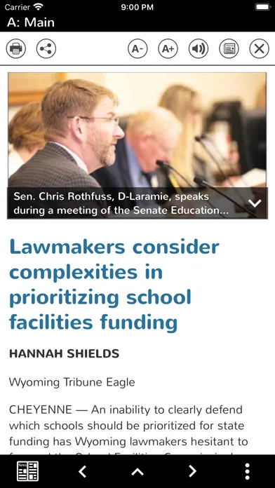 Wyoming Tribune Eagle News Screenshots