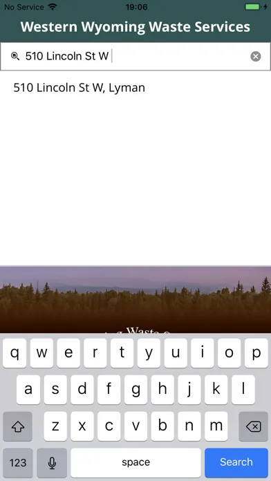 Capturas de tela do Western Wyoming Waste Services