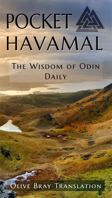 Pocket Havamal - Daily Asatru Meditations of Wisdom from Odin - Olive Bray Translation应用截图