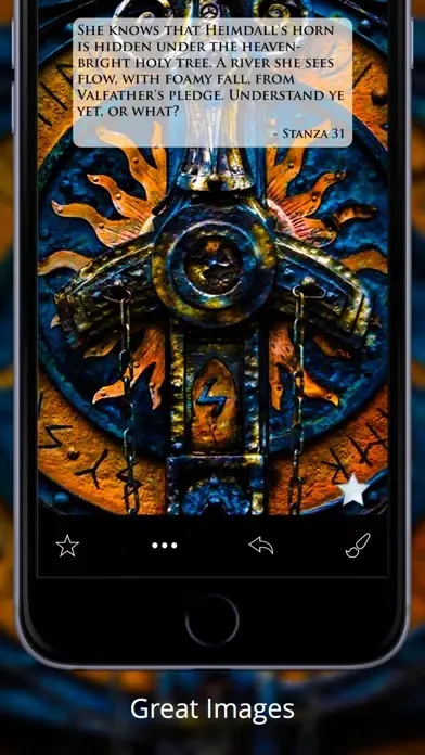 Captures d'écran de Pocket Voluspa - Daily Insights of Asatru and Odinism