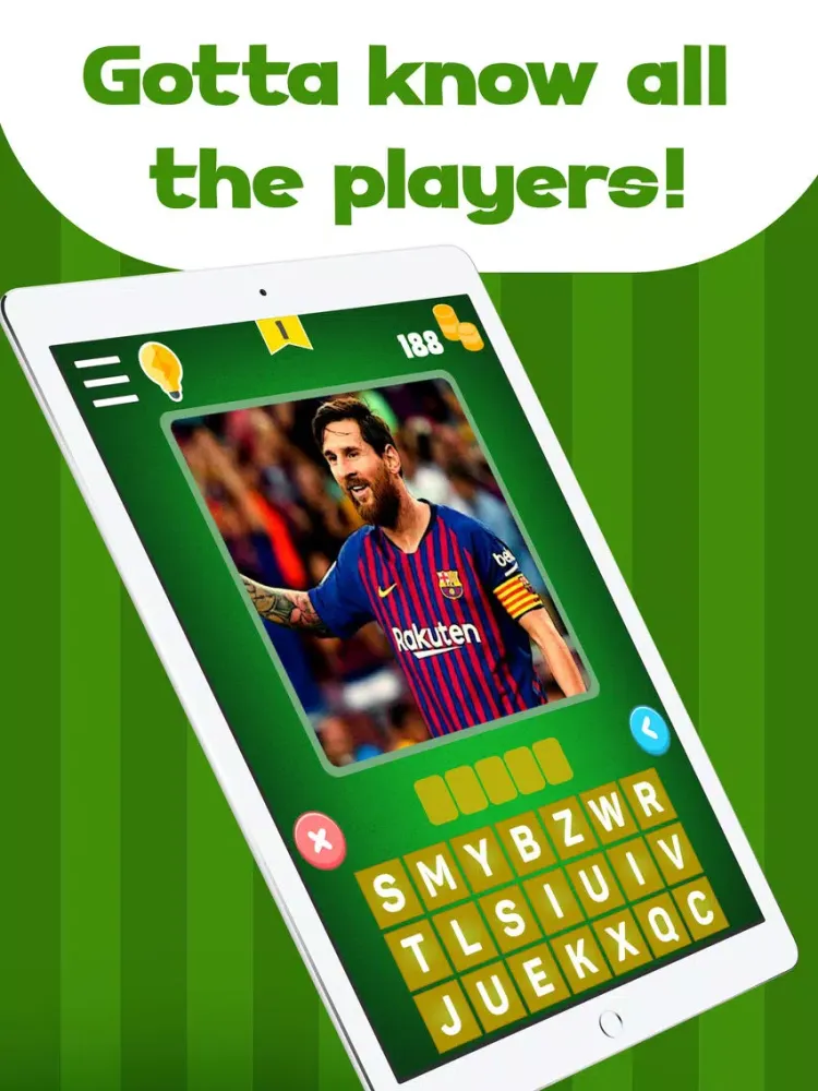 Argentinian Football Quiz iPad  Screenshots