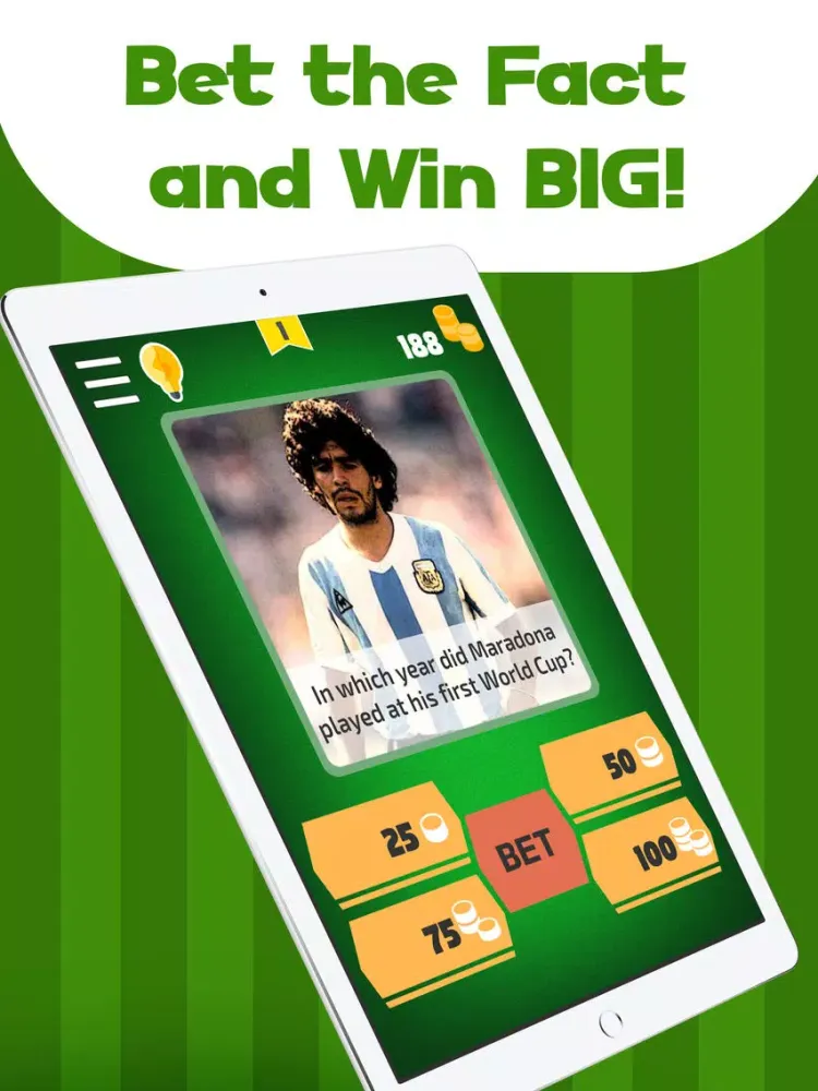 Argentinian Football Quiz iPad  Screenshots