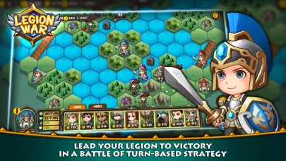 Capturas de tela do Legion War
