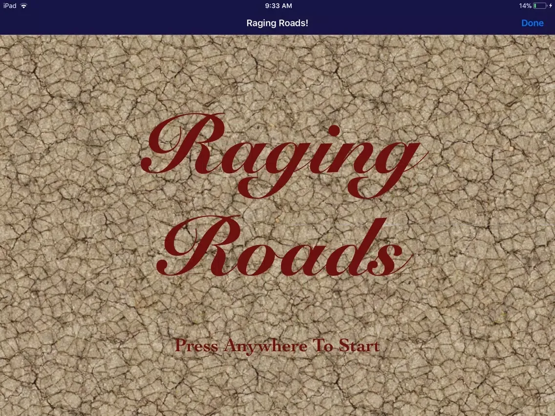 Capturas de tela do Raging Roads iPad 