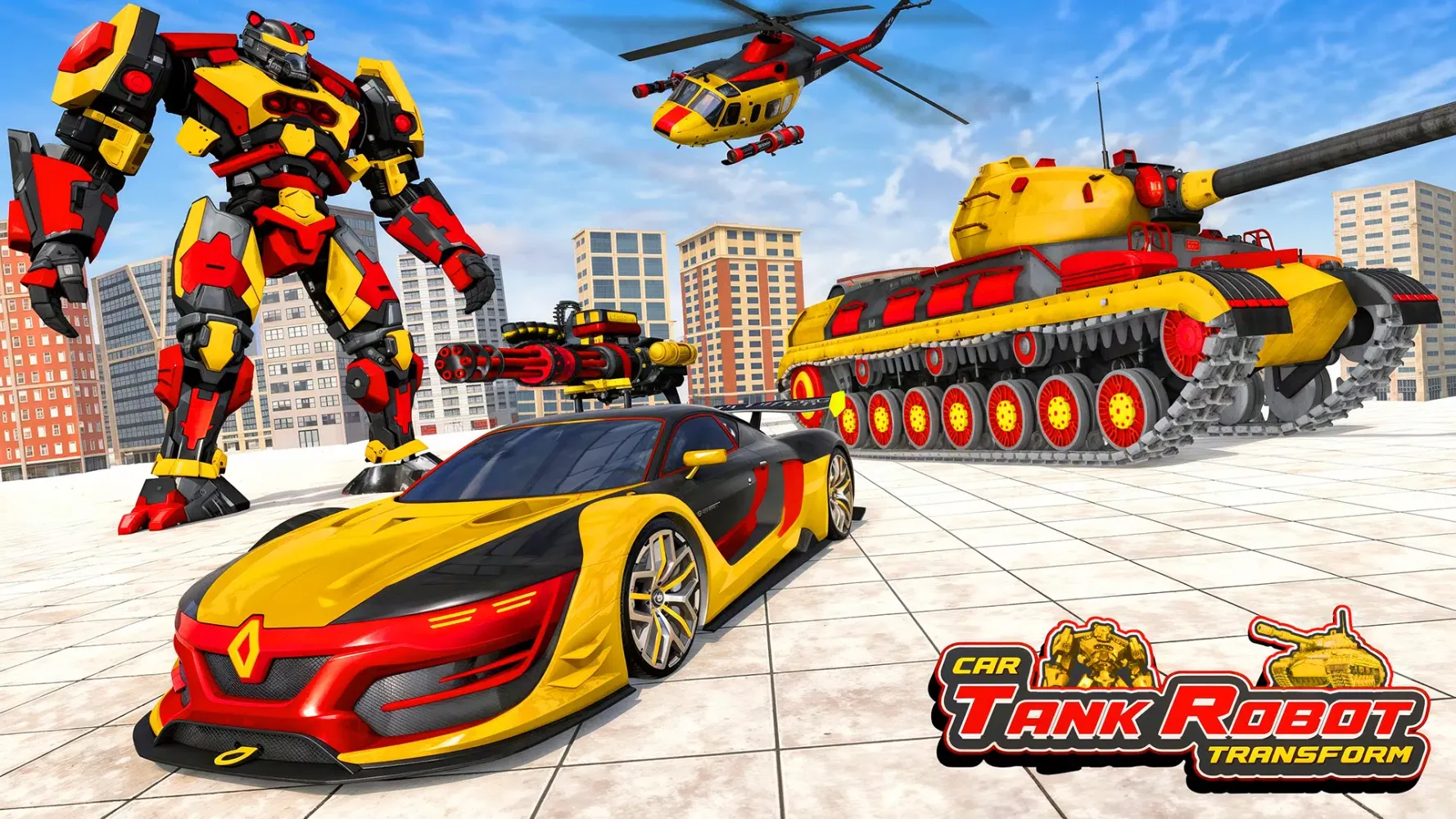 Tank Robot Car Transform Games Screenshots