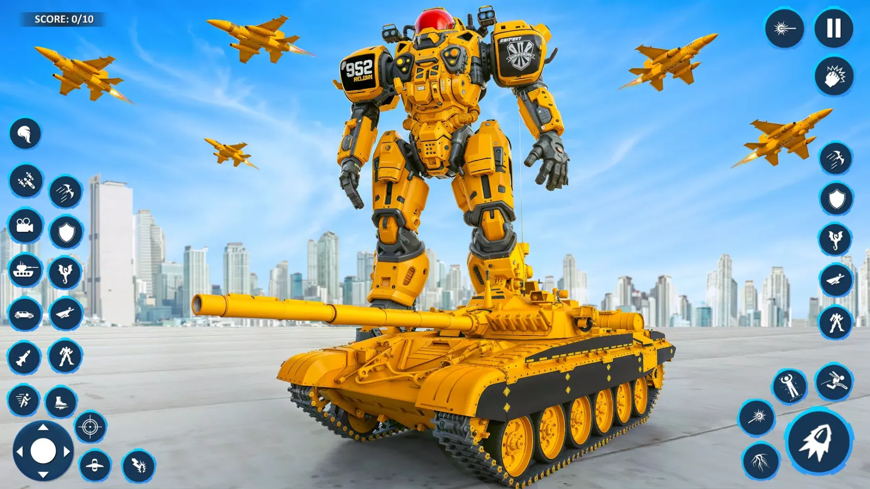 Tank Robot Car Transform Games Screenshots