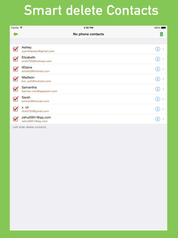 MyCleaner - clean contacts iPad  Screenshots