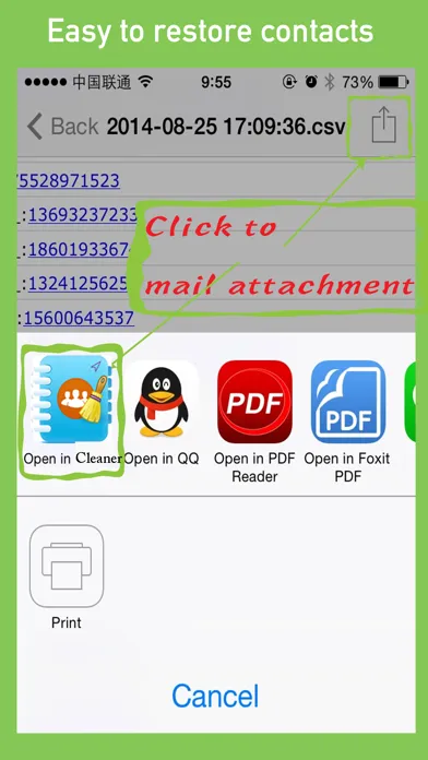 MyCleaner - clean contacts Screenshots