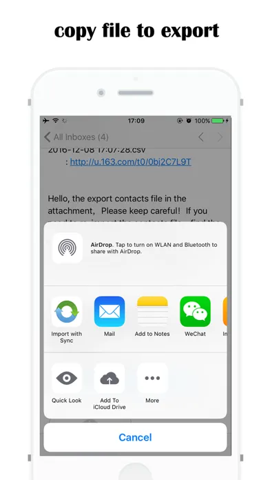 Скриншоты sync -contacts backup to file
