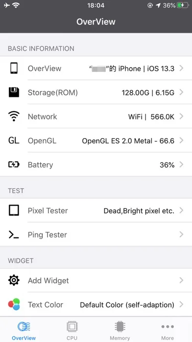 SYSMonitor - System Status Wgt Screenshots