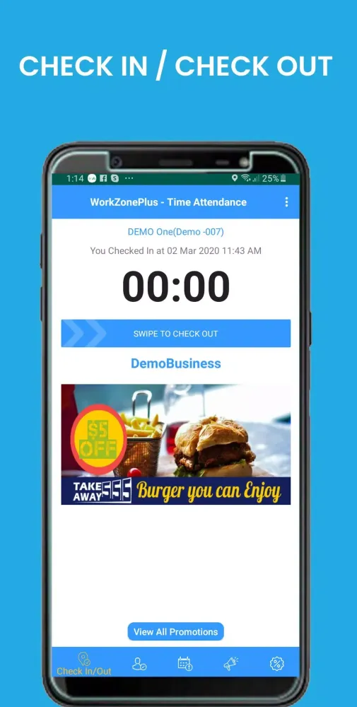 Free Time Attendance WorkZone+ Screenshots
