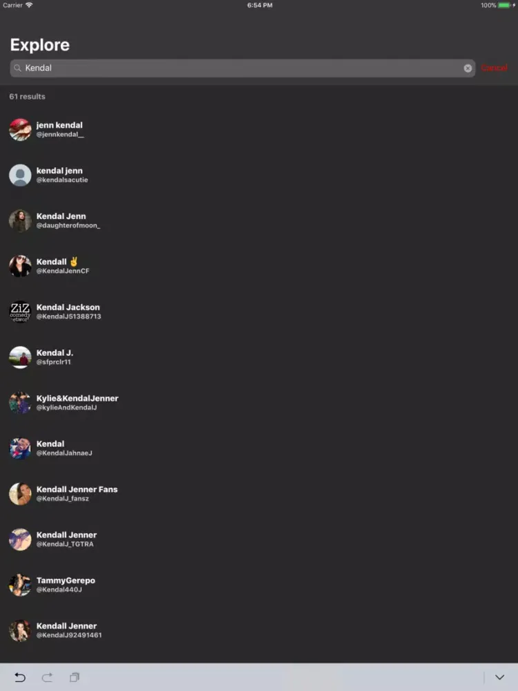 Capturas de tela do Wzty News iPad 
