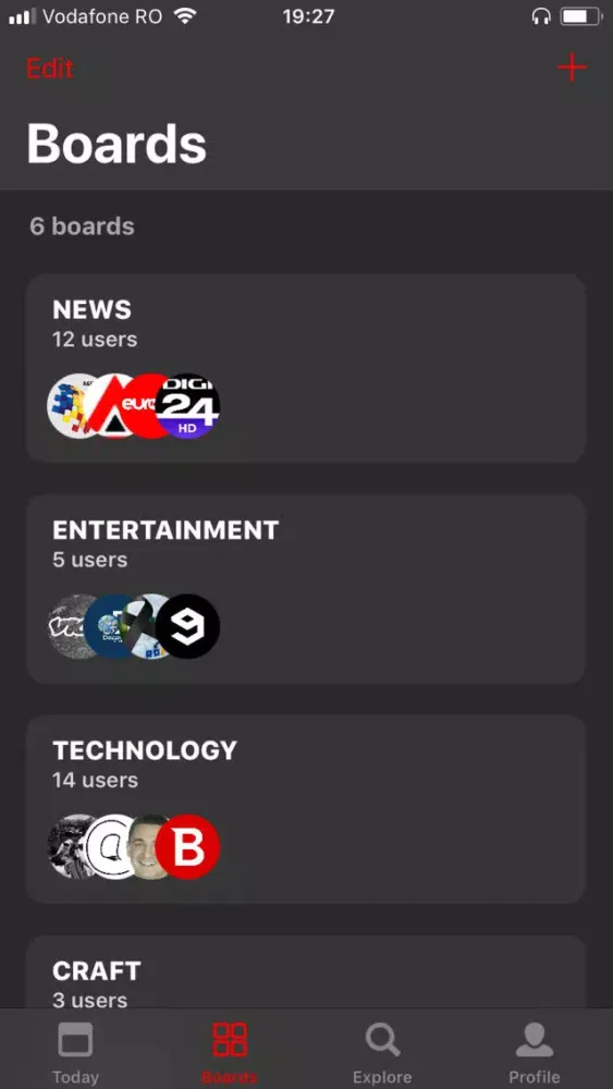 Capturas de tela do Wzty News