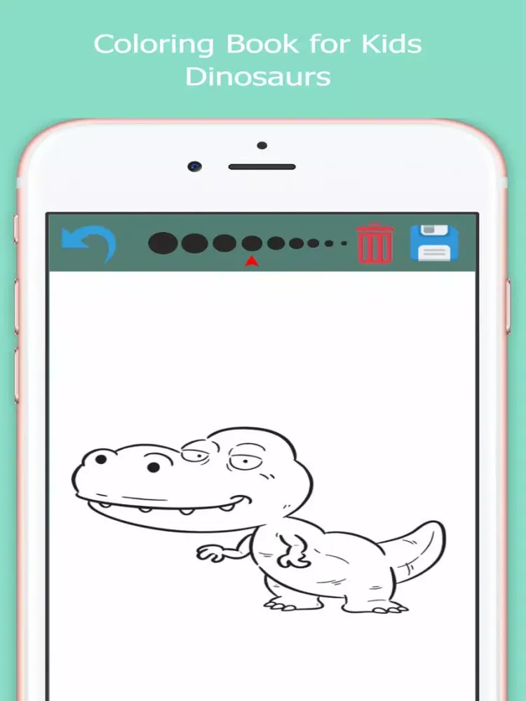 Dinosaurs Coloring Kids Book iPad  স্ক্রিনশট