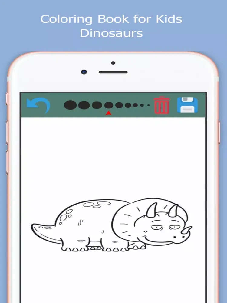 Dinosaurs Coloring Kids Book iPad  স্ক্রিনশট