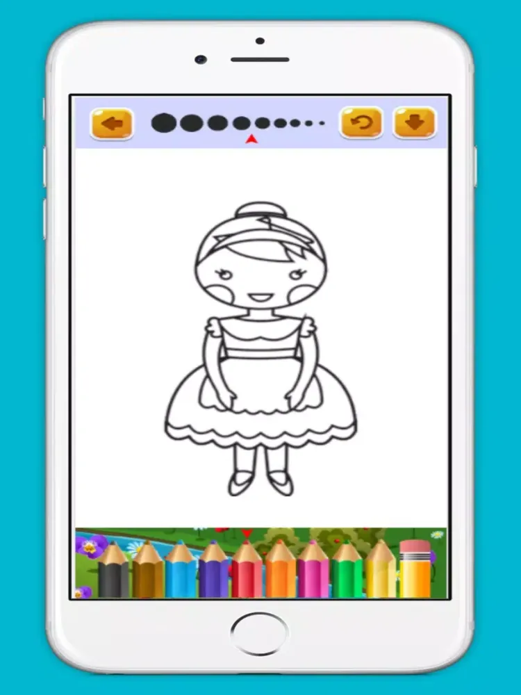 Zrzuty ekranu Princess and Fairy Coloring Book for kids free iPad 