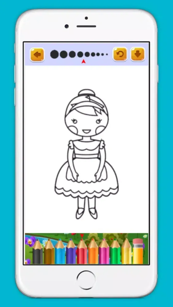 Zrzuty ekranu Princess and Fairy Coloring Book for kids free