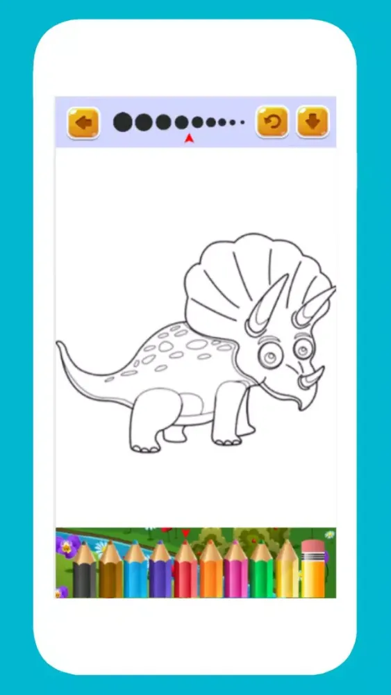 Dinosaur Dragon Coloring Book v2 سکرین شاٹس