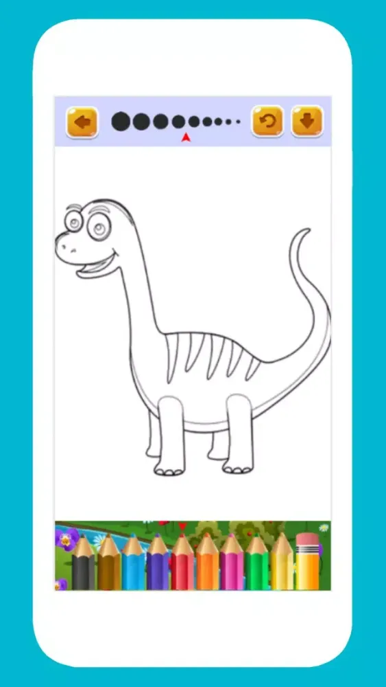 Dinosaur Dragon Coloring Book v2 سکرین شاٹس