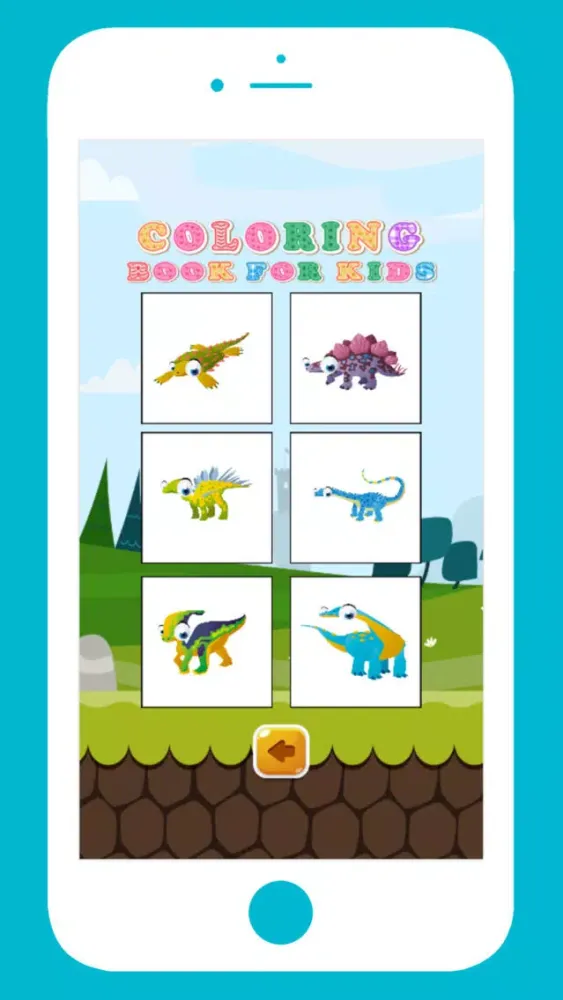 T Rex Dinosaur Coloring Book hd for kids free應用截圖