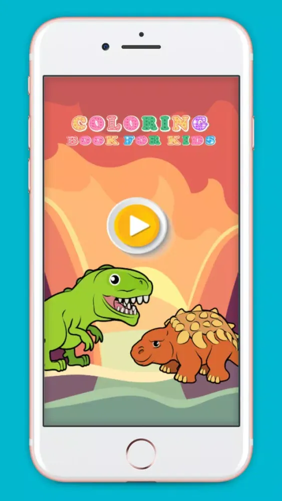 Tangkapan skrin T rex Dinosaurs Coloring Book Drawing for Kids