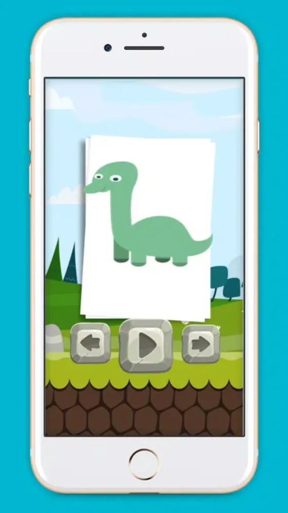 Ảnh chụp màn hình của Dinosaur Planet Coloring Book game for kids