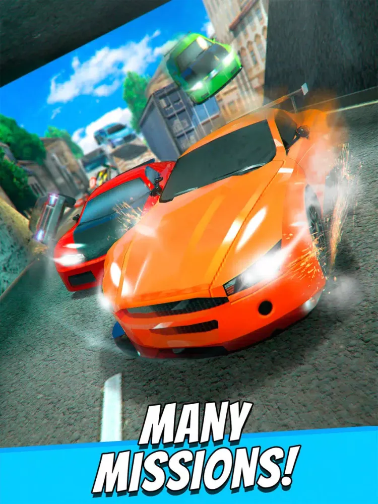 تصاویر X Racing Cars Road: Traffic iPad 