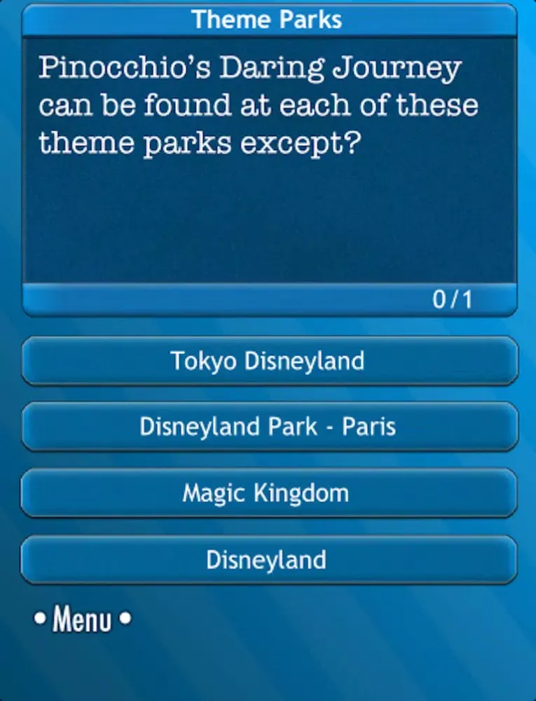 Mouse Trivia: Theme Parks Edition iPad  Screenshots