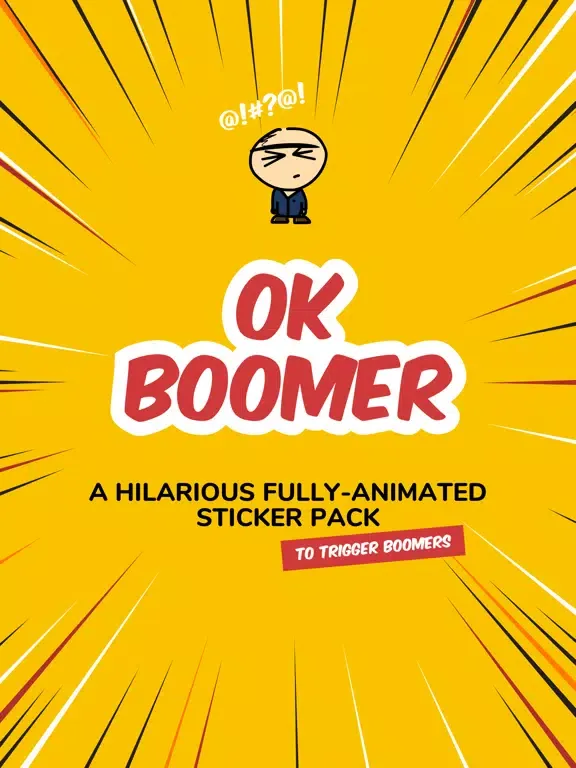 Zrzuty ekranu Ok Boomer - Animated Stickers iPad 