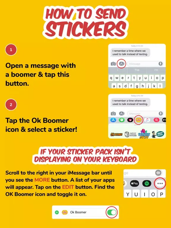 Zrzuty ekranu Ok Boomer - Animated Stickers iPad 