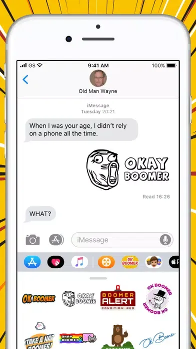 Zrzuty ekranu Ok Boomer - Animated Stickers