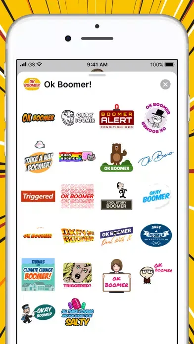 Zrzuty ekranu Ok Boomer - Animated Stickers