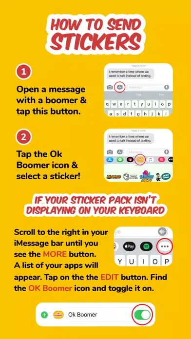 Zrzuty ekranu Ok Boomer - Animated Stickers