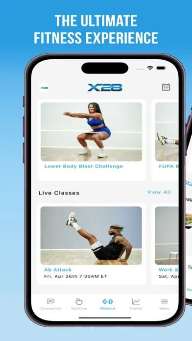 X28 Fitness & Nutrition Ekran Görüntüleri